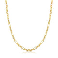 Corrente Cartie Meia Cana de 4,0 mm em Ouro 10k