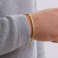 Pulseira Cardano de 2.9mm em Ouro 10K com Fecho Mola