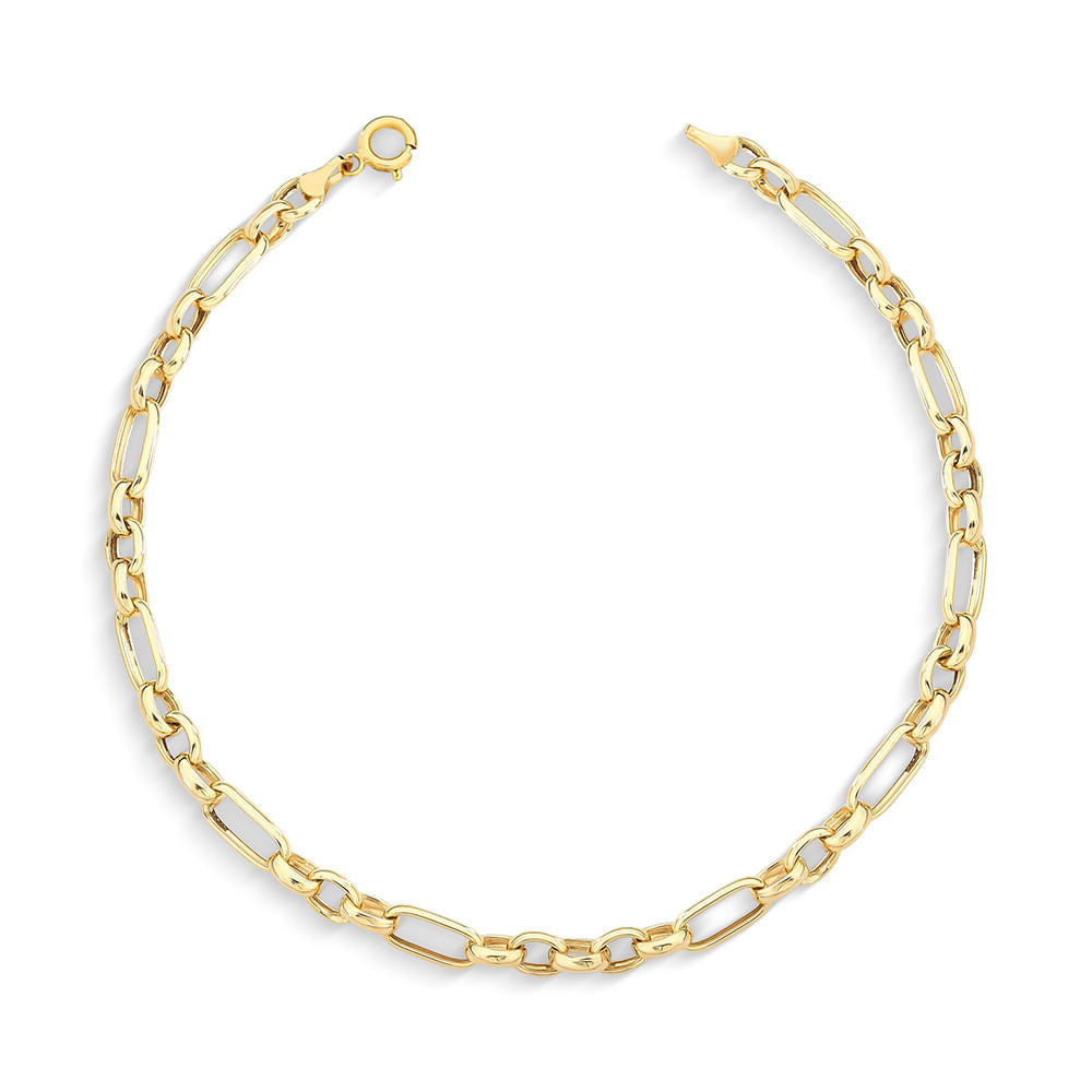Pulseira Cartie Meia Cana de 3.7mm em Ouro 18k