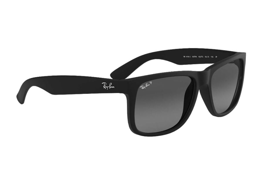 Óculos de Sol Masculino Ray-Ban Justin Náilon Preto