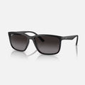 Ray-Ban Retangular com Lentes Gradiente Cinza