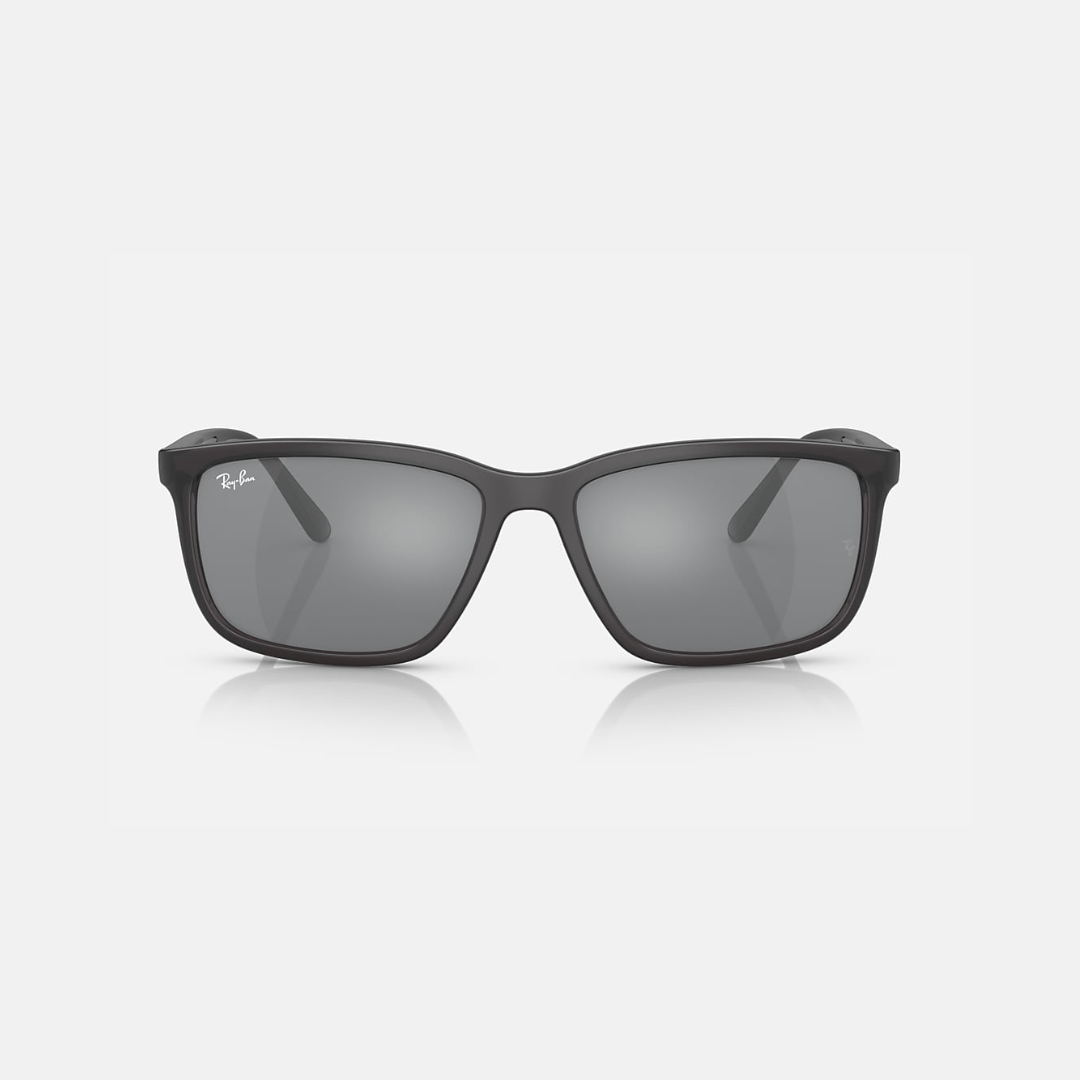 Óculos de Sol Ray-Ban Cinza Escuro com Lentes Espelhadas