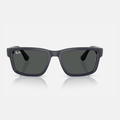 Óculos Solar Ray-Ban Azul-Escuro Fosco com Lentes Cinza