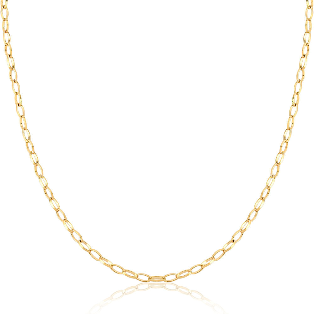 Corrente Cartier Oval de 2.9mm em Ouro 18k