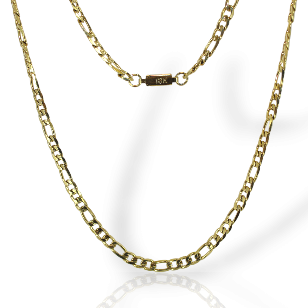Corrente Masculina Grumet 3x1 Aço Inox Dourado 6mm (c-10)