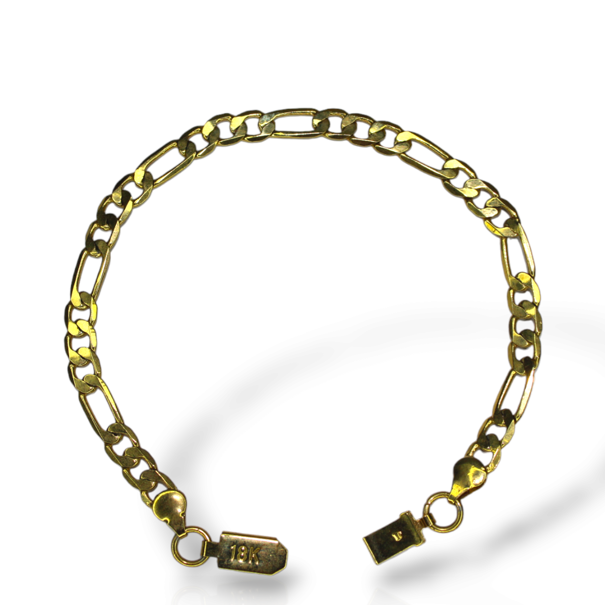 Pulseira Masculina 8mm Aço Inox Banhada 18k (10)
