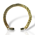 Pulseira Masculina Elos 10mm Aço Inox Banhado (18)