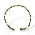 Pulseira Masculina Aço Inox Banhada 18k 4mm (12)