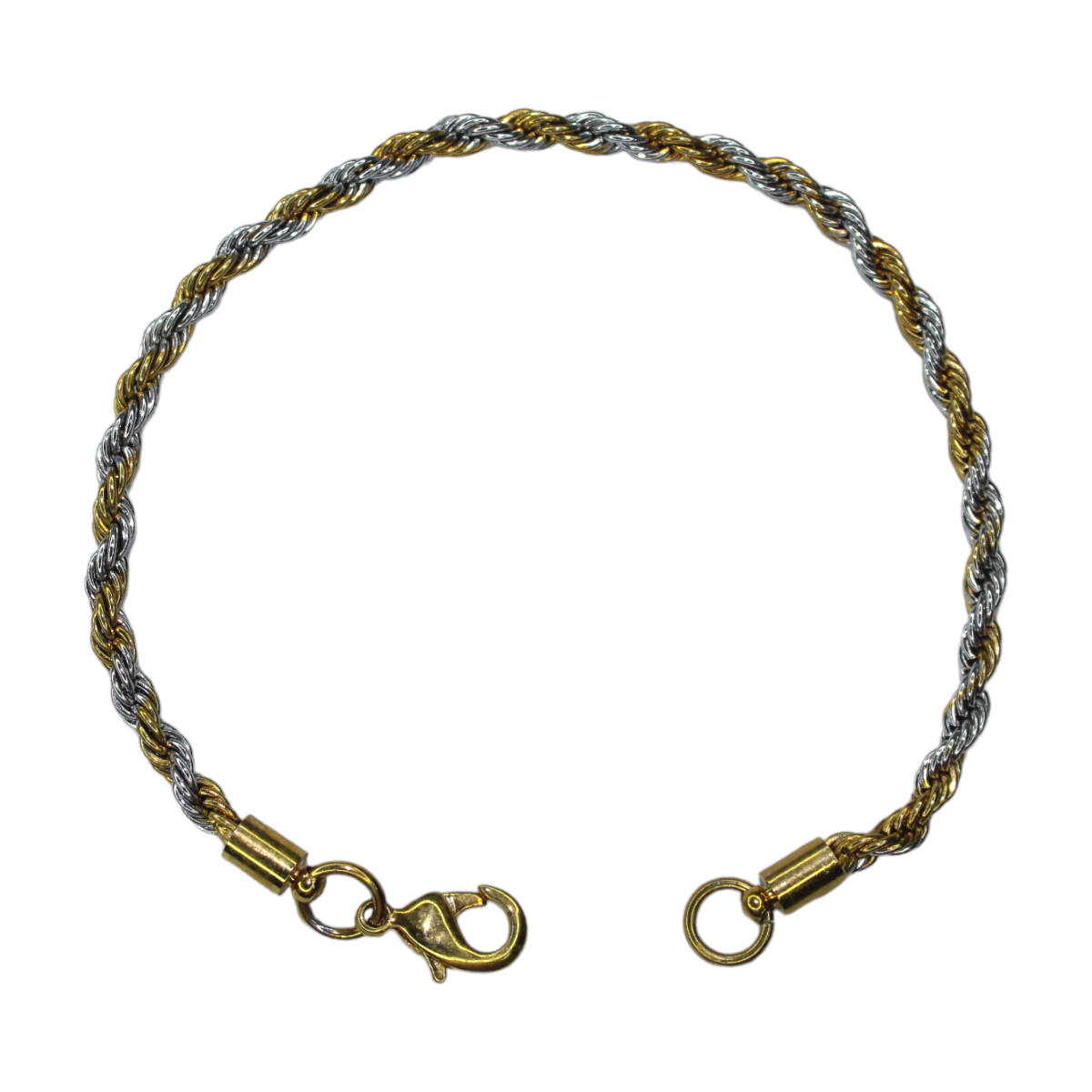 Pulseira Masculina Mista Aço Inox Banhada (14)