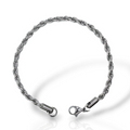 Pulseira Masculina Aço Inox Banhada Prateado (13)