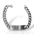 Pulseira Masculina Aço Inox Oração Pai Nosso (34)