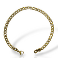 Pulseira Masculina Original Rik9 Discreta 4mm Banhado 18k