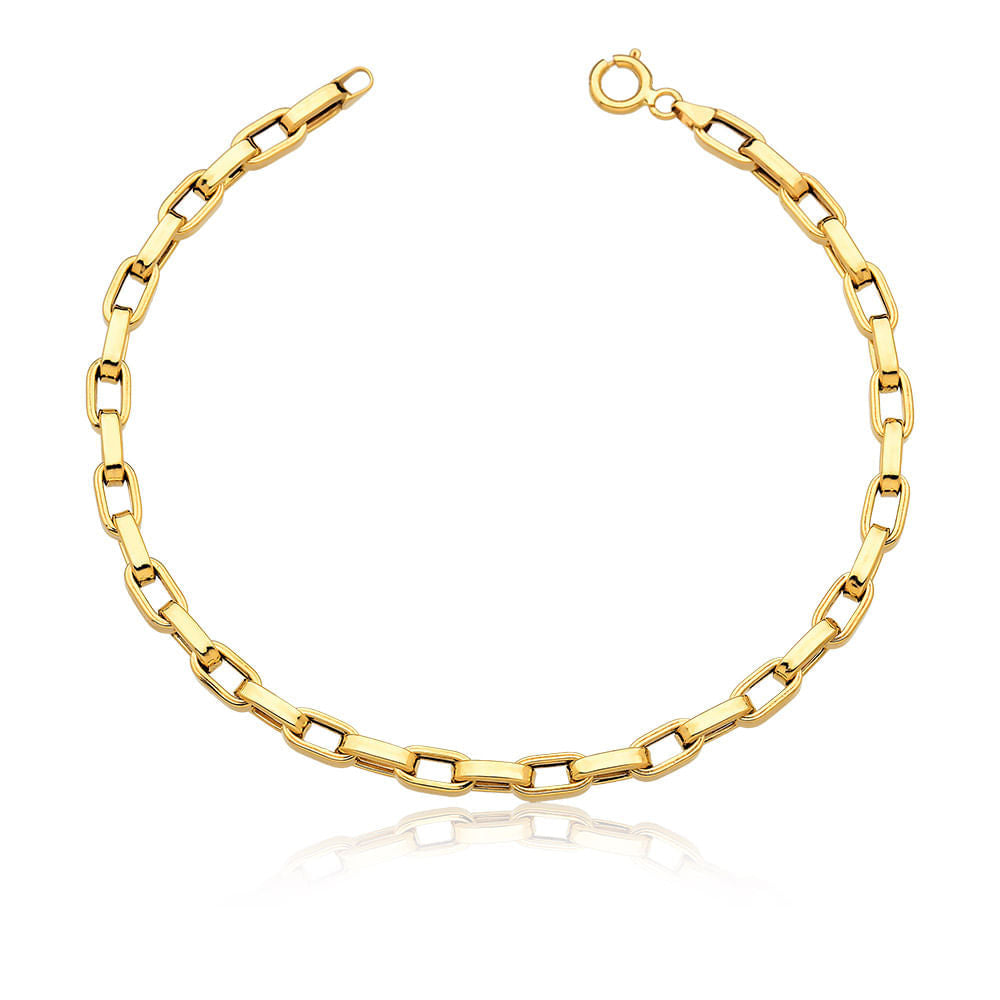 Pulseira Cartier Masculina de 4.4mm em Ouro 18K com Fecho Mola