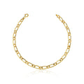 Pulseira Fígaro 1x1 de 4.1mm em Ouro 18K