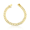 Pulseira Grumet Masculina de 7.7mm em Ouro 10K com Fecho Gaveta