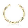 Pulseira Slim Masculina de 5.3mm em Ouro 18K