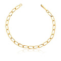 Pulseira Laminada de 4.5mm Masculina em Ouro 10K
