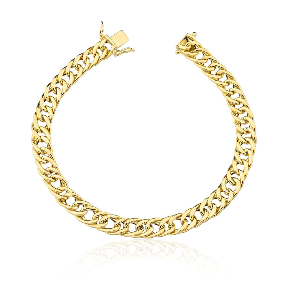 Pulseira Masculina Grumet de 7.1mm em Ouro 10K